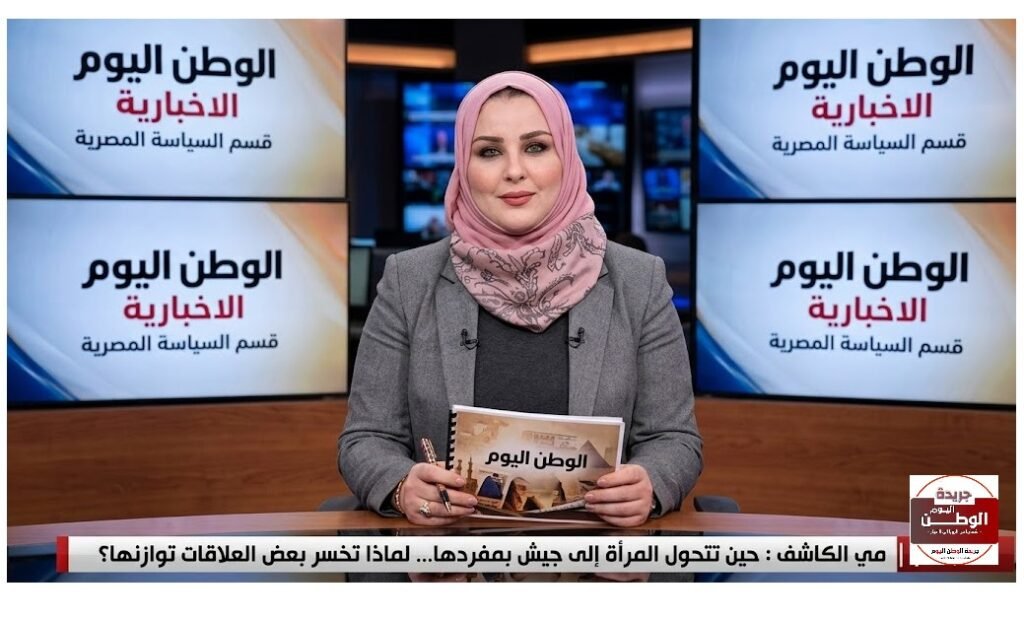 الكاتب الصحفية مي الكاشف نائب رئيس تحرير الوطن اليوم والمختصة في الشون السياسية