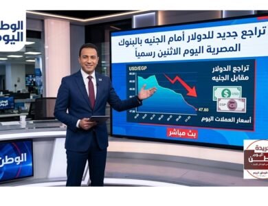 تراجع جديد للدولار أمام الجنيه بالبنوك المصرية اليوم الاثنين رسمياً