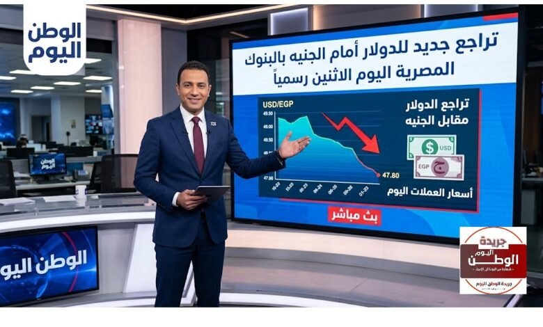 تراجع جديد للدولار أمام الجنيه بالبنوك المصرية اليوم الاثنين رسمياً
