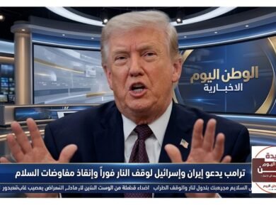 ترامب يدعو إيران وإسرائيل لوقف النار فوراً وإنقاذ مفاوضات السلام