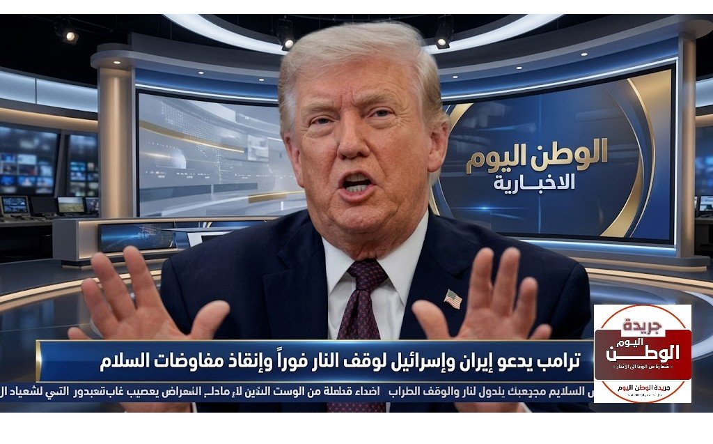 ترامب يدعو إيران وإسرائيل لوقف النار فوراً وإنقاذ مفاوضات السلام