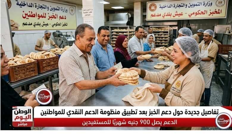 تفاصيل جديدة حول دعم الخبز بعد تطبيق منظومة الدعم النقدي للمواطنين - يصل 900 جنيه شهريًا
