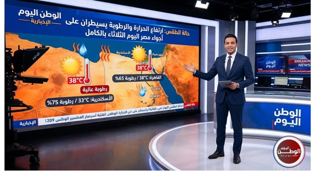 حالة الطقس ارتفاع الحرارة والرطوبة يسيطران على أجواء مصر اليوم الثلاثاء بالكامل