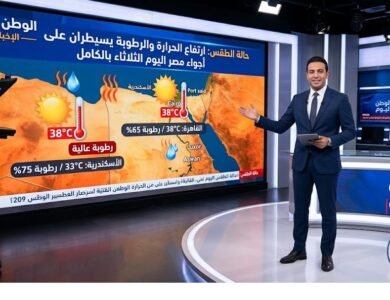 حالة الطقس ارتفاع الحرارة والرطوبة يسيطران على أجواء مصر اليوم الثلاثاء بالكامل