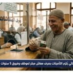 حكم قضائي يُلزم التأمينات بصرف معاش مبكر لموظف وفروق 5 سنوات