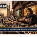 سعر الذهب في مصر اليوم خلال تعاملات اليوم السبت 13 يونيو 2026.. عيار 21 يسجل 6270 جنيهًا للجرام