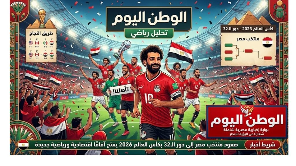 صعود منتخب مصر إلى دور الـ32 بكأس العالم 2026 يفتح آفاقًا اقتصادية ورياضية جديدة