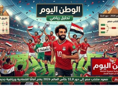 صعود منتخب مصر إلى دور الـ32 بكأس العالم 2026 يفتح آفاقًا اقتصادية ورياضية جديدة