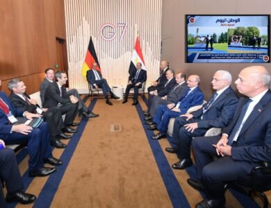 عاجل - الرئيس عبد الفتاح السيسي يلتقي المستشار الألماني فريدريش ميرتس في إيفيان