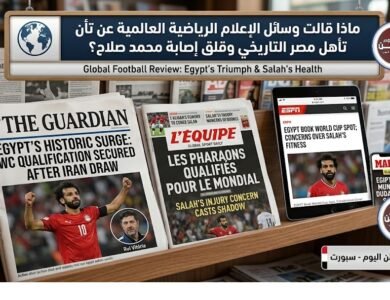 ماذا قالت وسائل الإعلام الرياضية العالمية عن تأهل مصر التاريخي وقلق إصابة محمد صلاح؟