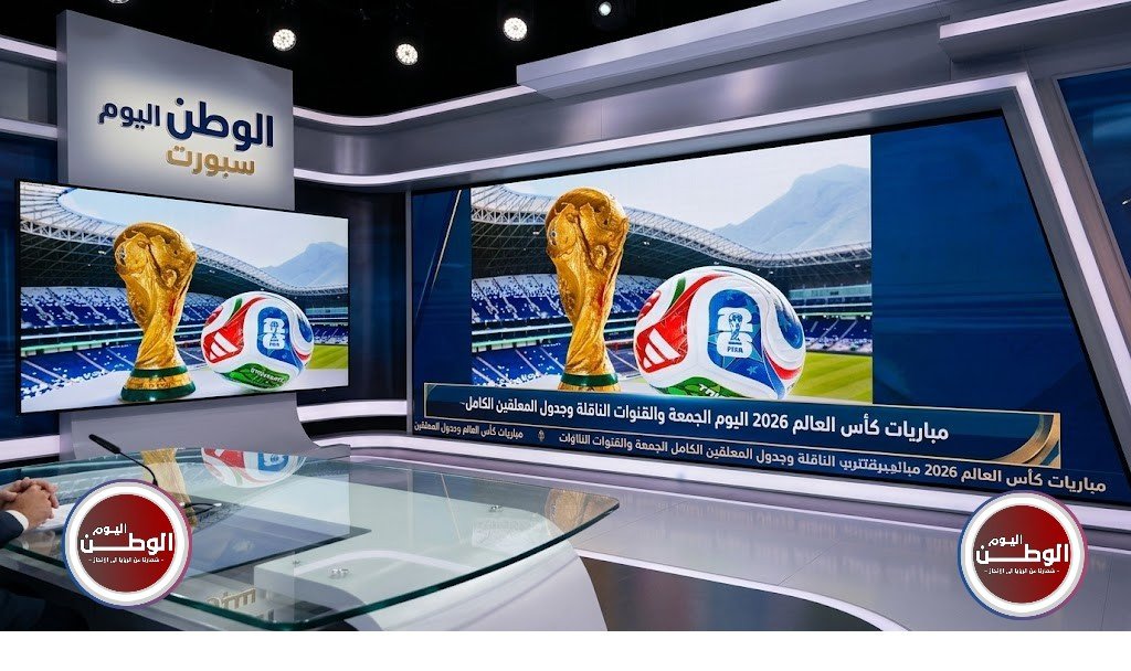 مباريات كأس العالم 2026 اليوم الجمعة والقنوات الناقلة وجدول المعلقين الكامل