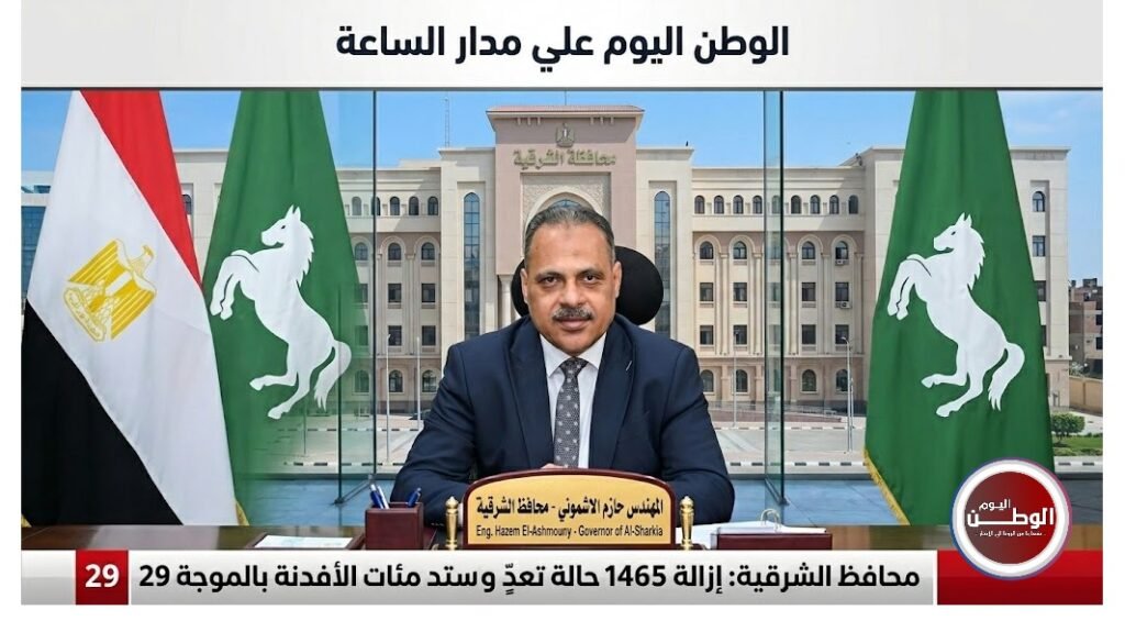 محافظ الشرقية إزالة 1465 حالة تعدٍ واسترداد مئات الأفدنة بالموجة 29 