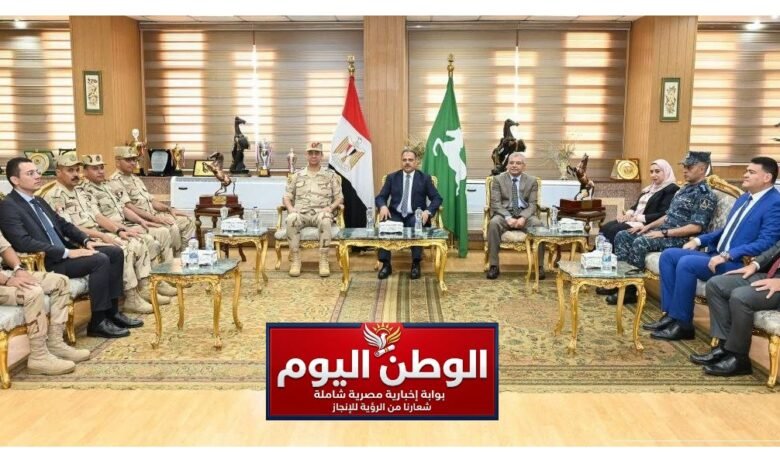 محافظ الشرقية يستقبل قائد الدفاع الشعبي استعدادًا لانطلاق التدريب العملي المشترك صقر 169