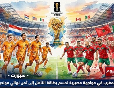 هولندا والمغرب في مواجهة مصيرية لحسم بطاقة التأهل إلى ثمن نهائي مونديال 2026