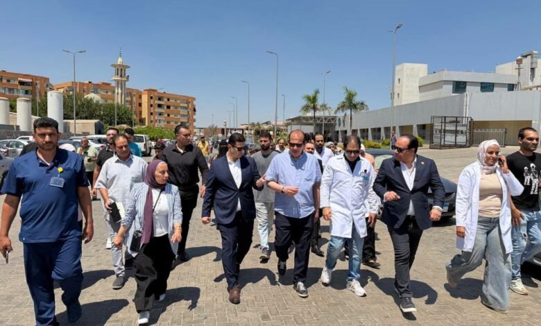 الدكتور أحمد حسن أبو هاشم وكيل وزارة الصحة بمحافظة الإسماعيلية