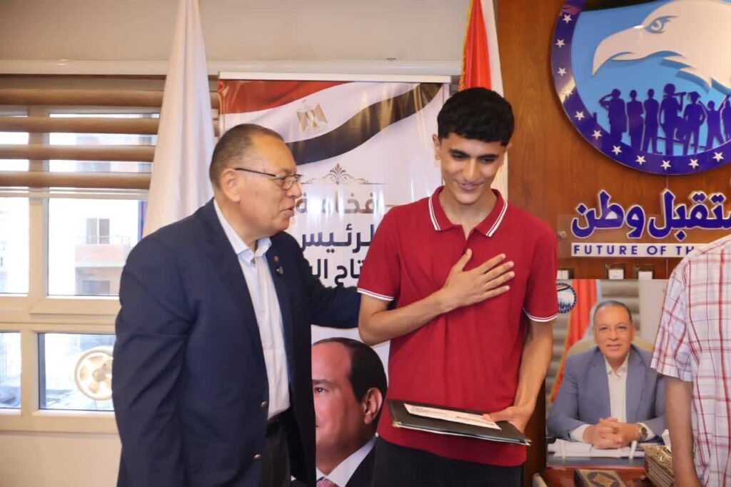 مستقبل وطن الشرقية يحتفي بأول الجمهورية بالثانوية العامة ويؤكد دعمه للمتميزين دائمًا
