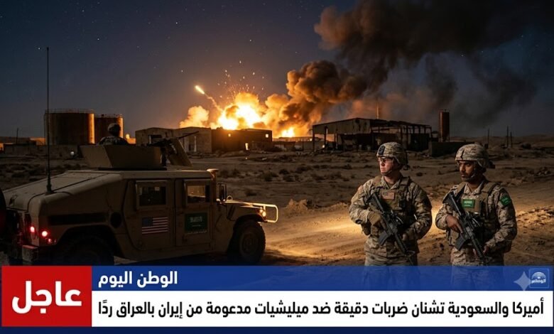 أميركا والسعودية تشنان ضربات دقيقة ضد ميليشيات مدعومة من إيران بالعراق ردًا