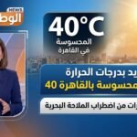 ارتفاع جديد بدرجات الحرارة اليوم والمحسوسة بالقاهرة 40 وتحذيرات من اضطراب الملاحة البحرية