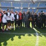 السيسي لمنتخب مصر أوعى تزعل مني يا صلاح وأنتم فخر المصريين جميعًا