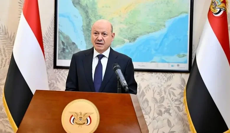 العليمي يعلن استئناف تصدير النفط ويؤكد حسم معركة إنهاء انقلاب الحوثيين في اليمن