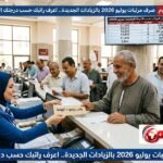 اليوم صرف مرتبات يوليو 2026 بالزيادات الجديدة.. اعرف راتبك حسب درجتك الوظيفية