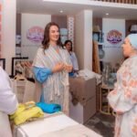 انتصار السيسي ترافق السيدة الأولى للجبل الأسود بجولة داخل معرض ديارنا بالعلمين اليوم