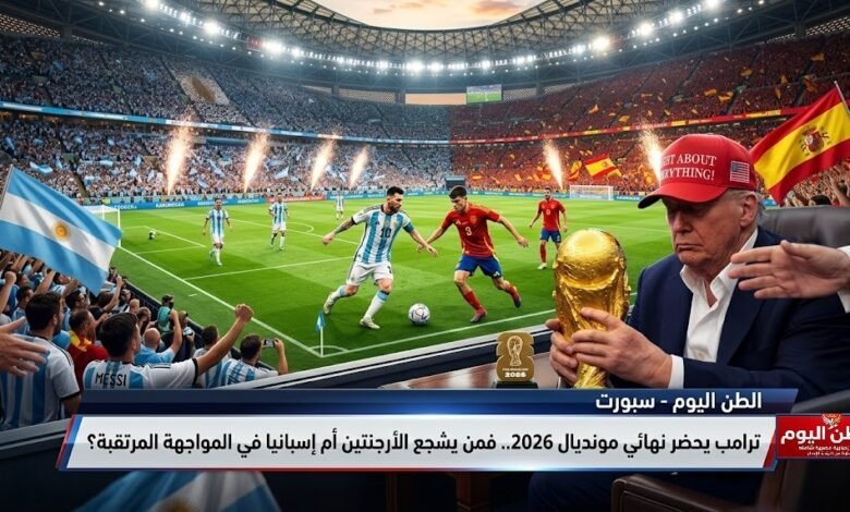 ترامب يحضر نهائي مونديال 2026.. فمن يشجع الأرجنتين أم إسبانيا في المواجهة المرتقبة؟