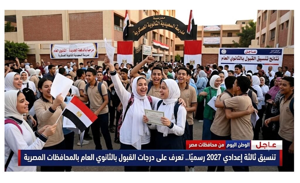 تنسيق ثالثة إعدادي 2027 رسميًا.. تعرف على درجات القبول بالثانوي العام بالمحافظات المصرية