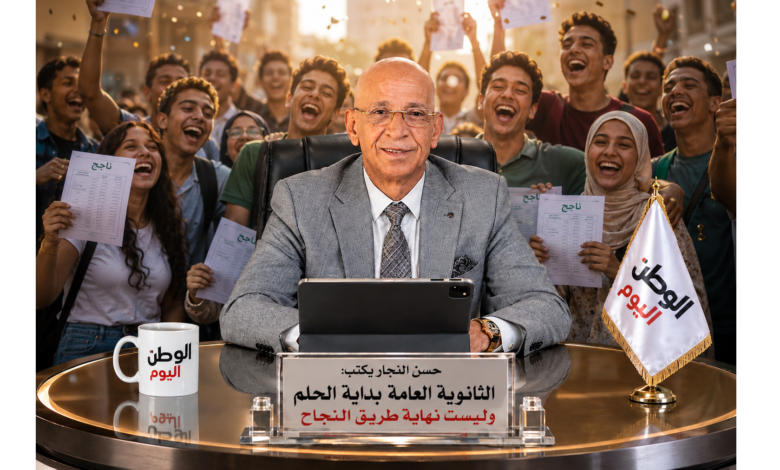 حسن النجار يكتب الثانوية العامة بداية الحلم وليست نهاية طريق النجاح