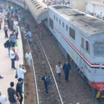 خروج عربة قطار عن القضبان بمحطة محلة روح يُصيب 14 راكبًا بالغربية اليوم
