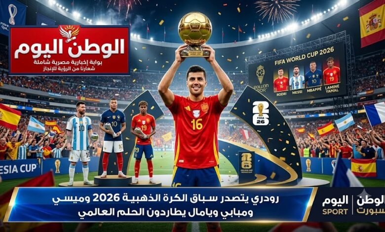 رودري يتصدر سباق الكرة الذهبية 2026 وميسي ومبابي ويامال يطاردون الحلم العالمي