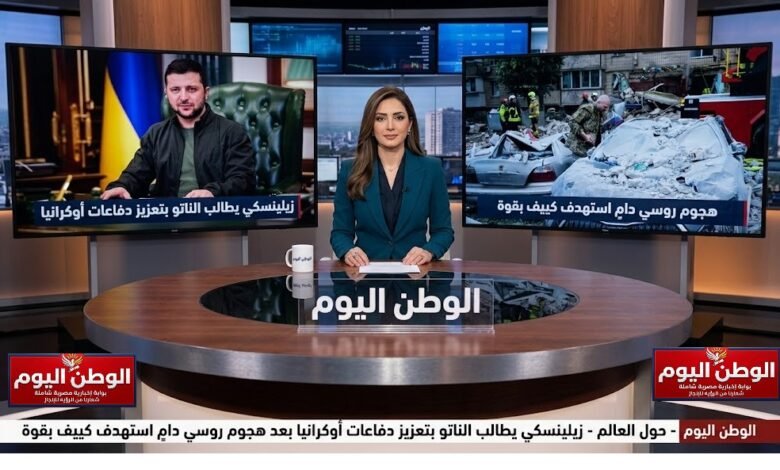 زيلينسكي يطالب الناتو بتعزيز دفاعات أوكرانيا بعد هجوم روسي دامٍ استهدف كييف بقوة