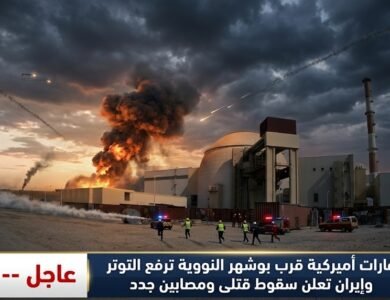 غارات أميركية قرب بوشهر النووية ترفع التوتر وإيران تعلن سقوط قتلى ومصابين جدد