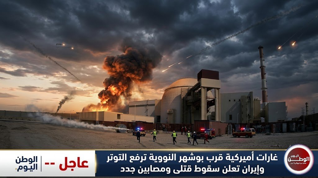 غارات أميركية قرب بوشهر النووية ترفع التوتر وإيران تعلن سقوط قتلى ومصابين جدد
