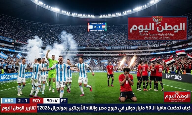 كيف أنقذت مليارات المراهنات الأرجنتين وأطاحت بمصر من مونديال 2026؟