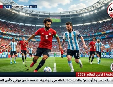 موعد مباراة مصر والأرجنتين والقنوات الناقلة في مواجهة الحسم بثمن نهائي كأس العالم 2026