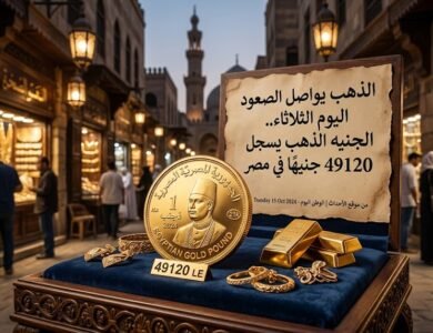الذهب يواصل الصعود اليوم الثلاثاء.. الجنيه الذهب يسجل 49120 جنيهًا في مصر