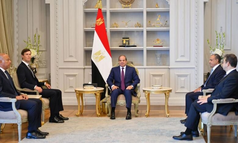 الرئيس عبد الفتاح السيسي يستقبل جاريد كوشنر في العلمين لبحث تطورات الشرق الأوسط وغزة