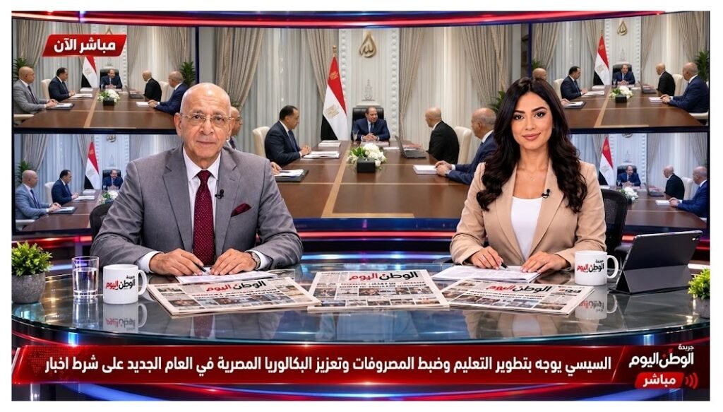 السيسي يوجه بتطوير التعليم وضبط المصروفات وتعزيز البكالوريا المصرية في العام الجديد