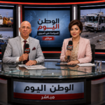 الكاتب الصحفي حسن النجار والاعلامية سارة عزام