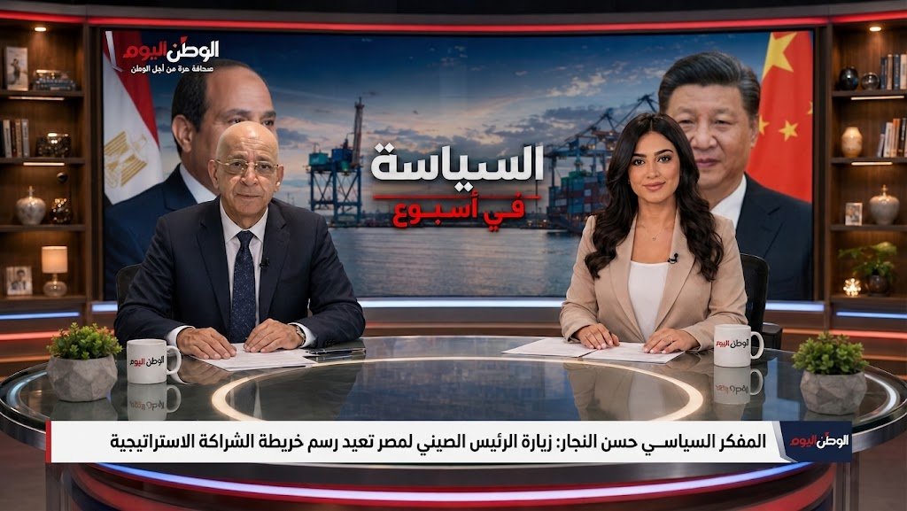 المفكر السياسي حسن النجار زيارة الرئيس الصيني لمصر تعيد رسم خريطة الشراكة الاستراتيجية