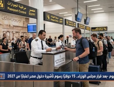 بعد قرار مجلس الوزراء.. 15 دولارًا رسوم تأشيرة دخول مصر اعتبارًا من 2027