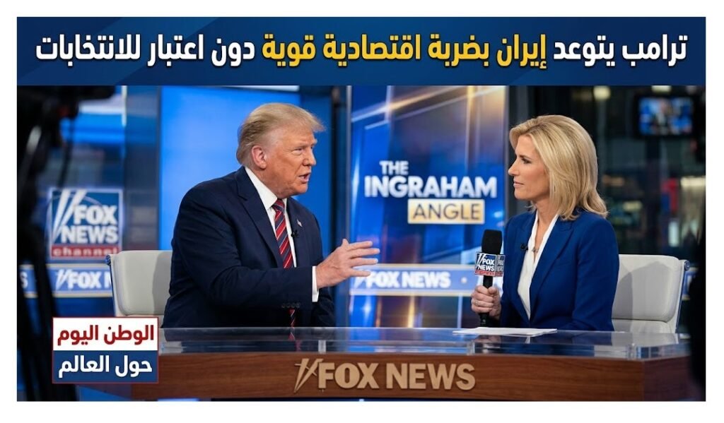 ترامب يتوعد إيران بضربة اقتصادية قوية دون اعتبار للانتخابات