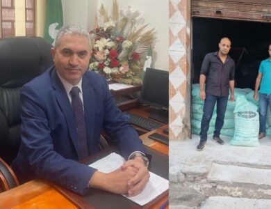 تموين الحسينية يضبط 10 أطنان يوريا و26 شيكارة دقيق بلدي مدعم
