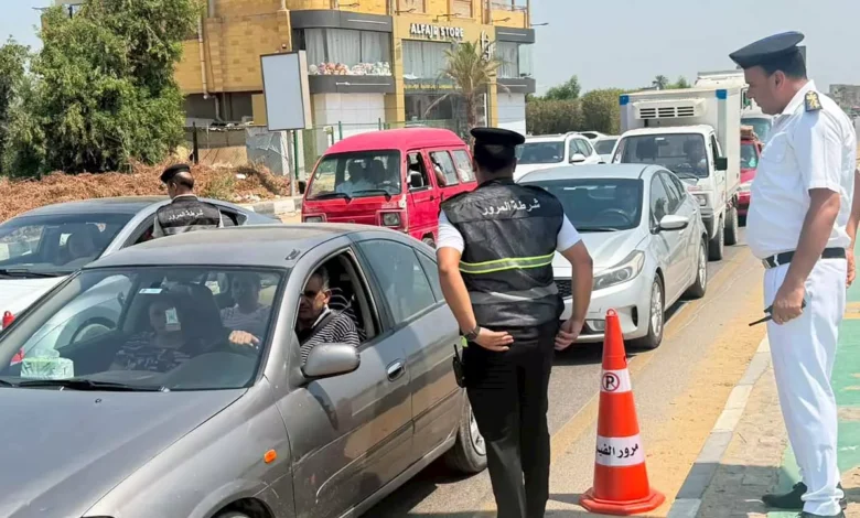 تنفيذا لتوجيهات الرئيس السيسي حملات مرورية موسعة لتحقيق الانضباط في الشوارع