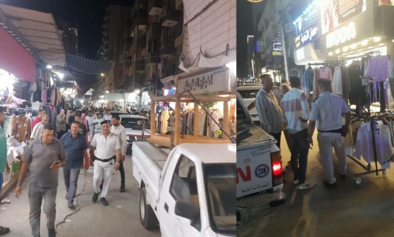 حملات مسائية مكثفة بالشرقية لإزالة الإشغالات وتحقيق الانضباط المروري بالشوارع