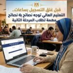 قبل غلق التسجيل بساعات.. التعليم العالي توجه نصائح مهمة لطلاب المرحلة الثانية