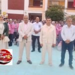 رئيس مركز ومدينة فاقوس يتابع الدراسة ميدانيًا ويشارك الطالبات طابور الصباح في أول أيام العام الدراسي