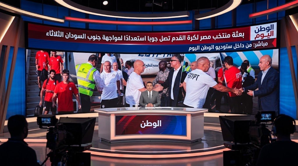 بعثة منتخب مصر لكرة القدم تصل جوبا استعدادًا لمواجهة جنوب السودان الثلاثاء