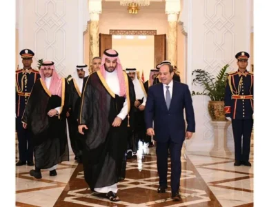الرئيس السيسي والامير محمد بن سلمان